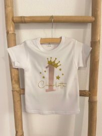 VERJAARDAG SHIRT DEEP PINK, ALLE LEEFTIJDEN | LOVA