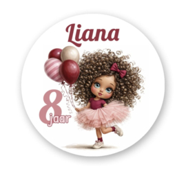 TRAKTATIE STICKER, 25 st. | BALLERINA