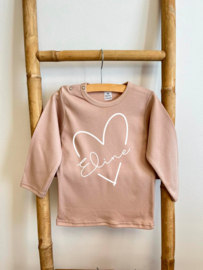 SHIRT MET NAAM  | OPEN HART