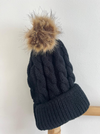 MOEDER-DOCHTER MUTSEN, 2 stuks | ZWART