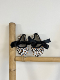 BABYSCHOEN ZWART LEOPARD | CAMILLA