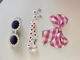 FEESTJURK ROZE nr. 4 + accessoires | BRIGIT