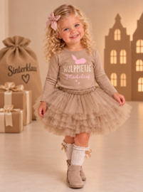 SINTERKLAAS OUTFIT LATTE | MINI HULPPIETJE + NAAM