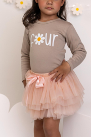 VERJAARDAGSET TUTU PEACH, 1, 2 ,3, 4 JAAR | DAISY