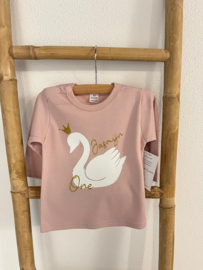 VERJAARDAG SHIRT DEEP PINK + NAAM EN/OF GETAL | ZWAAN