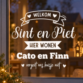 Sinterklaas raamstickers