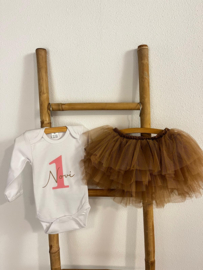 VERJAARDAGSET MET GETAL EN NAAM, 1, 2 ,3, 4 JAAR | RIANNE