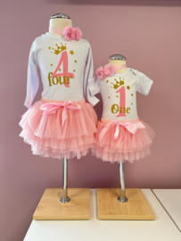 VERJAARDAGSET TUTU BROEKJE ROZE, 1 T/M 4 JAAR | MARIT