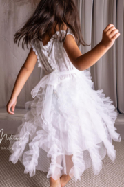 BRUIDSMEISJES JURK WIT | NOVA