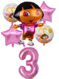 BALLONNEN DORA, 6-DELIG | 3 JAAR