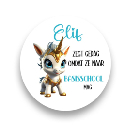 TRAKTATIE STICKER, 20 stuks  | UNICORN