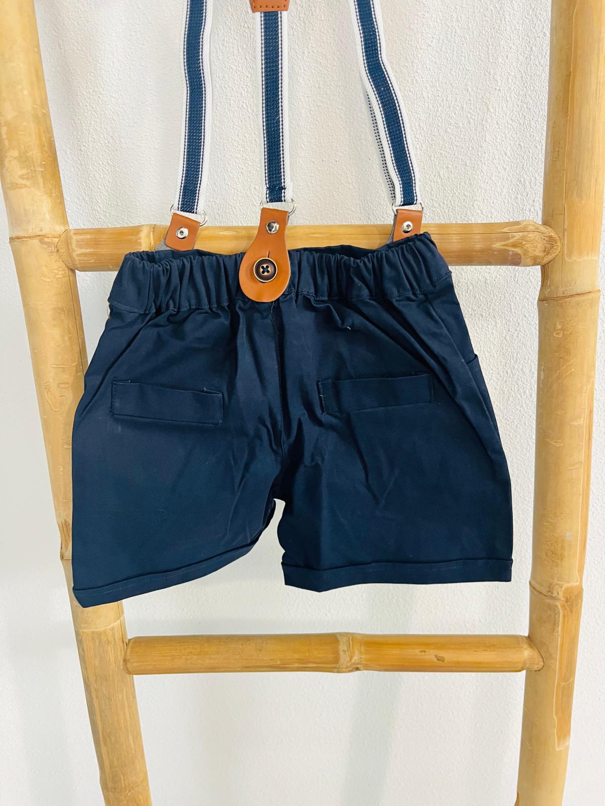 BRUIDSJONKER PAK BLAUW kort | DANI (4-delig)