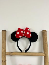 MUIS DIADEEM ROOD 3D | KATOEN STIP *