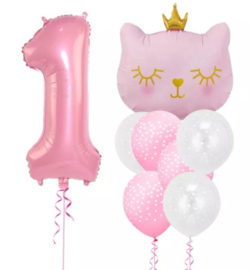 Hello Kitty ballonnen, 1 jaar