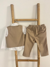 BRUIDSJONKER PAK KHAKI | BENNIE (4-delig)