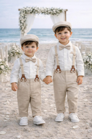 BRUIDSJONKER PAK BEIGE | DARIO (mt. 86/92)