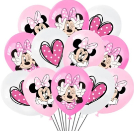 Minnie Mouse Ballon, 10 stuks