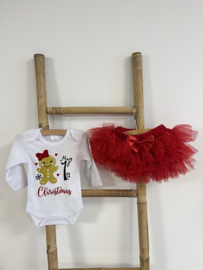 KERST OUTFIT MY FIRST | PEPERKOEK  (mt 74, 80, 86)