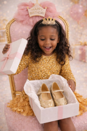 HAARBAND KROON GOUD MET PAREL | TALA