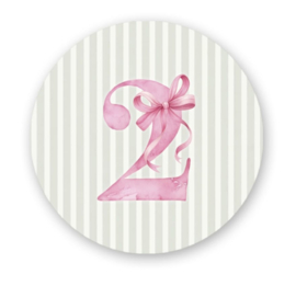 TRAKTATIE STICKER, 25 st. | 2-5 JAAR STRIK