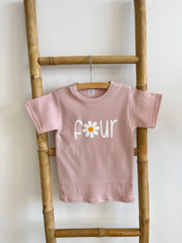 VERJAARDAG SHIRT ONE, TWO, THREE, FOUR | DAISY