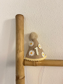 HAARBAND PARTYHOEDJE 1 JAAR | DAISY