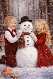 BRUIDSJONKER PAK BURGUNDY | BOAZ (4-delig) *