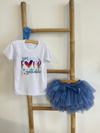 VERJAARDAGSET TUTU BROEKJE BLAUW,  4 JAAR | GETTIE