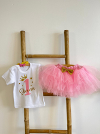 VERJAARDAGSET TUTU ROZE, 1 T/M 2 JAAR | LOVA