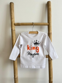 SHIRT MET NAAM | KING