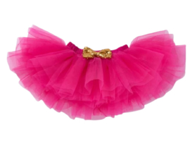 TUTU 3 LAAGS MET PAILLETTEN STRIK | PINK