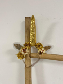 UNICORN DIADEEM GOUD BLOEMEN