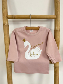 VERJAARDAG SHIRT DEEP PINK + NAAM EN/OF GETAL | ZWAAN