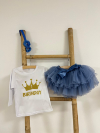 VERJAARDAGSET VERSCHILLENDE KLEUREN, 1 T/M 4 JAAR | DENISE