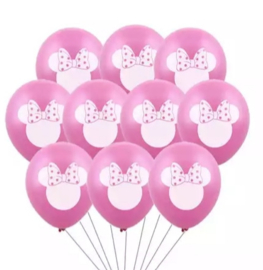 Minnie Mouse Ballon PINK - 5 stuks