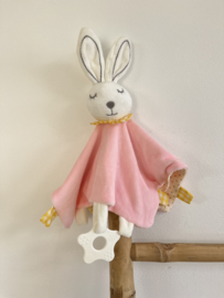 KNUFFELDOEK  BLOSJESROZE | KONIJN