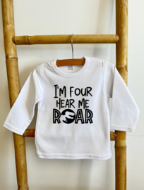 VERJAARDAG SHIRT 4 JAAR | DINO