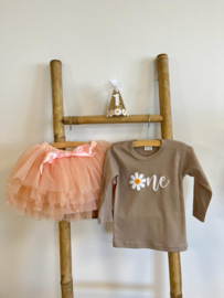 VERJAARDAGSET TUTU PEACH, 1, 2 ,3, 4 JAAR | DAISY