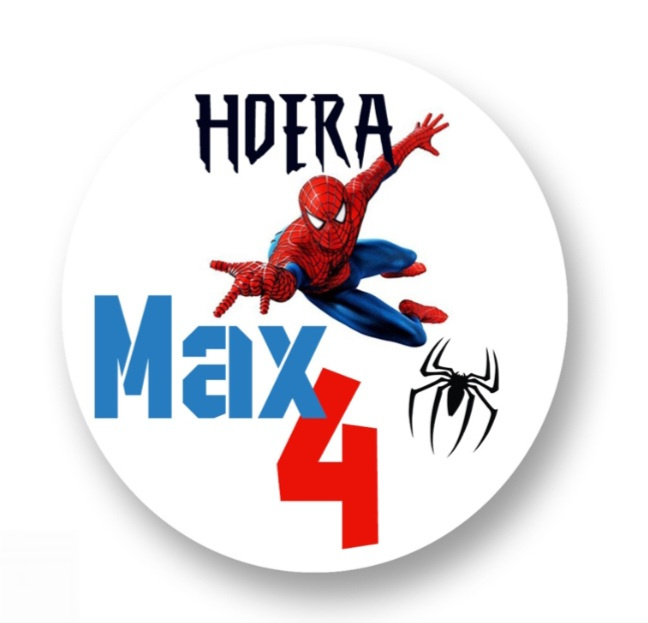 Traktatie sticker Spiderman, 20 stuks + 4 gratis