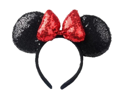 douche Pygmalion Minimaliseren Minnie Mouse glitter diadeem rood 3D * | Minnie Mouse haaraccessoires |  Dottig