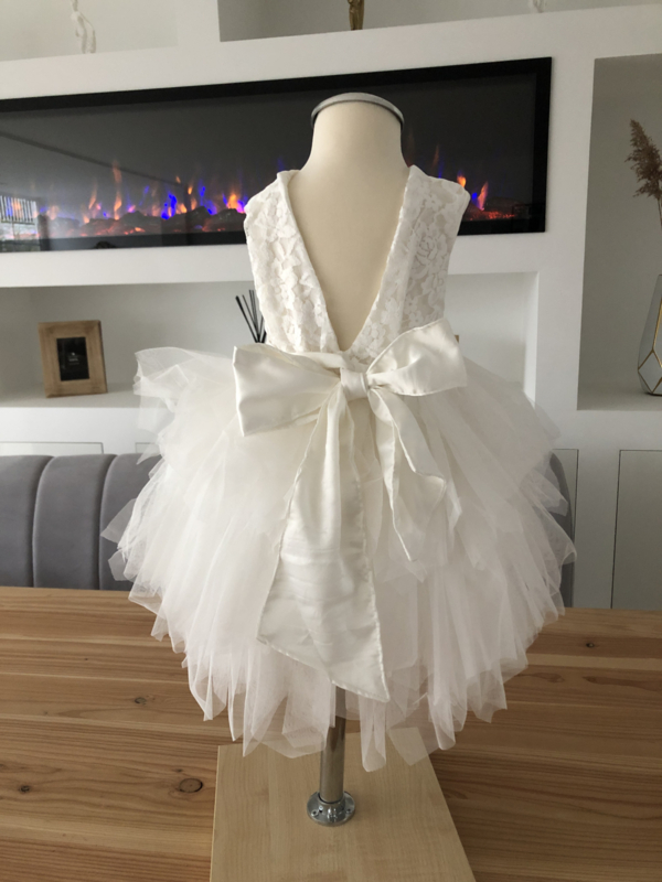 Omgeving stapel Buskruit Feestjurk Olivia gebroken wit/ivoor | Bruidsmeisje jurken | Dottig