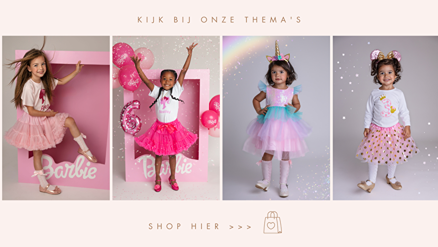 MINNIE-MOUSE-VERJAARDAGJURK-KLEDING-SETJE-MET-NAAM-1-2-3-4-5-6-7-8-JAAR-FROZEN-BARBIE-UNICORN-EENHOORN-KINDER