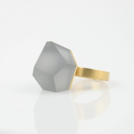 Fruit Bijoux ringtop "Ash grey"