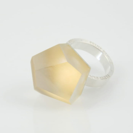 Fruit Bijoux ringtop "Clear gold"