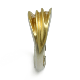 "Shell" ring van Paul Finch 0.06 ct