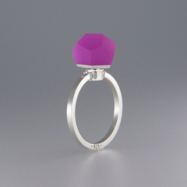 Fruit Bijoux ringtop "Magenta pink"