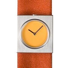 Easy Going Watch dst 005, oranje- en groene horlogeband