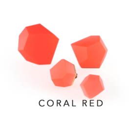 Fruit Bijoux ringtop "Coral red"