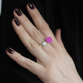 Fruit Bijoux ringtop "Magenta pink"