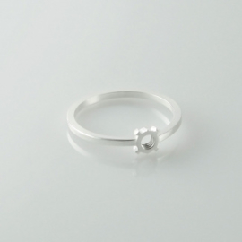 Fruit Bijoux ring smal zilver